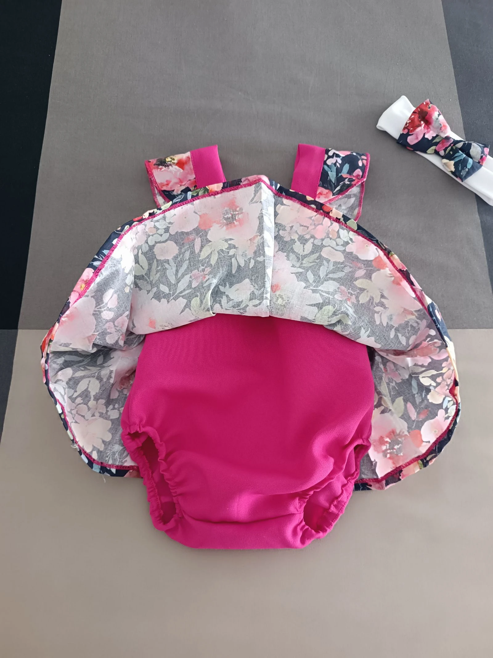 Vestido/Jesusito floral 6-9 meses – photo 4